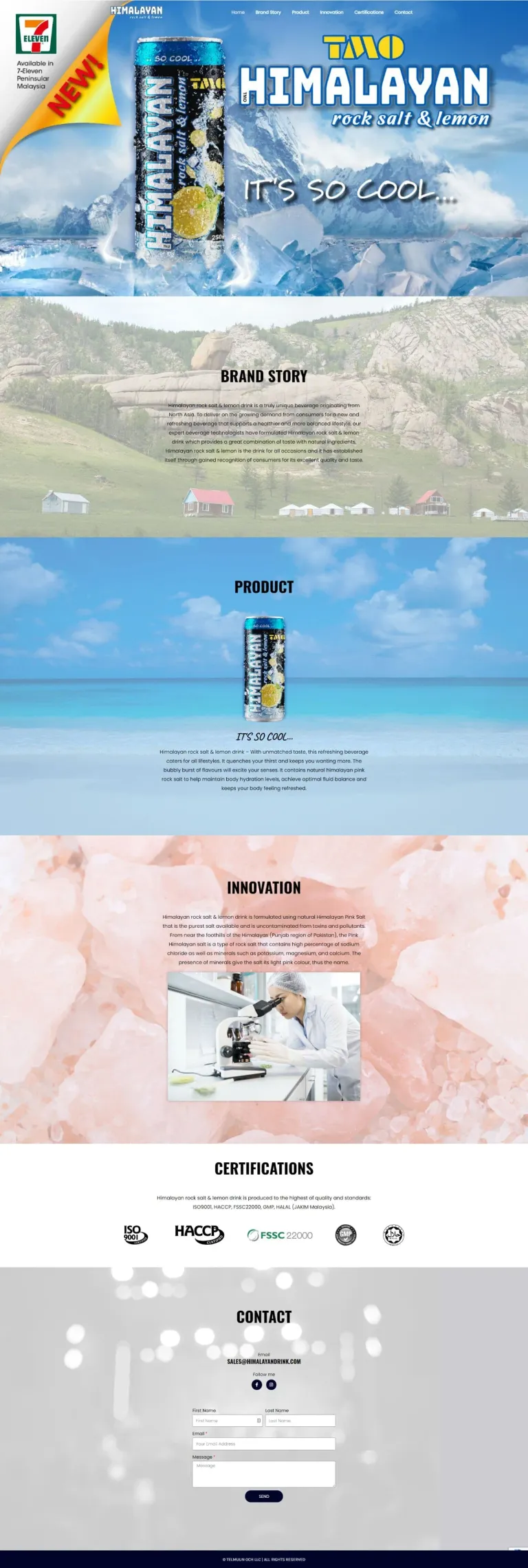 Himalayan Drink website