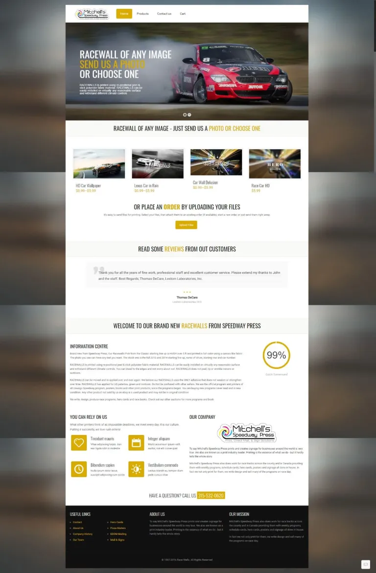 Mitchell's Speedway Press UK website